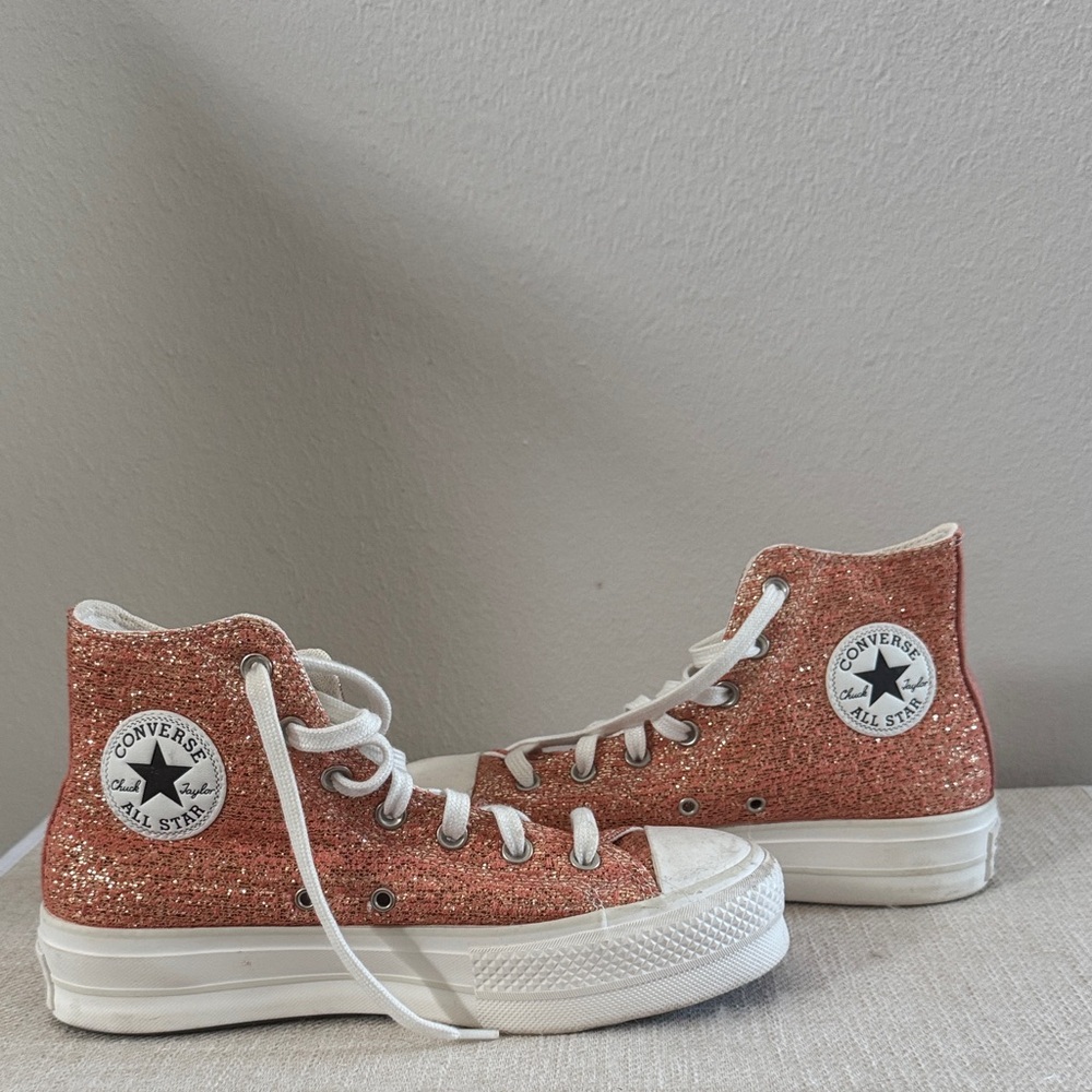 Converse Women's Sparkling High-Top Sneakers - Pink